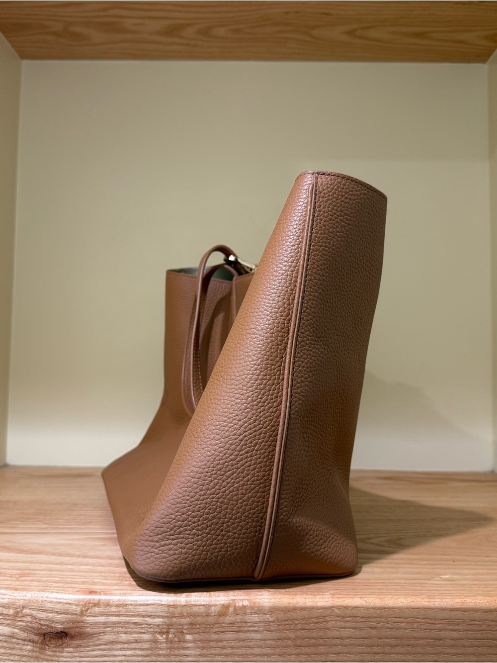 Tory Burch Brown Leather Tote Bag - Picture 4 of 7